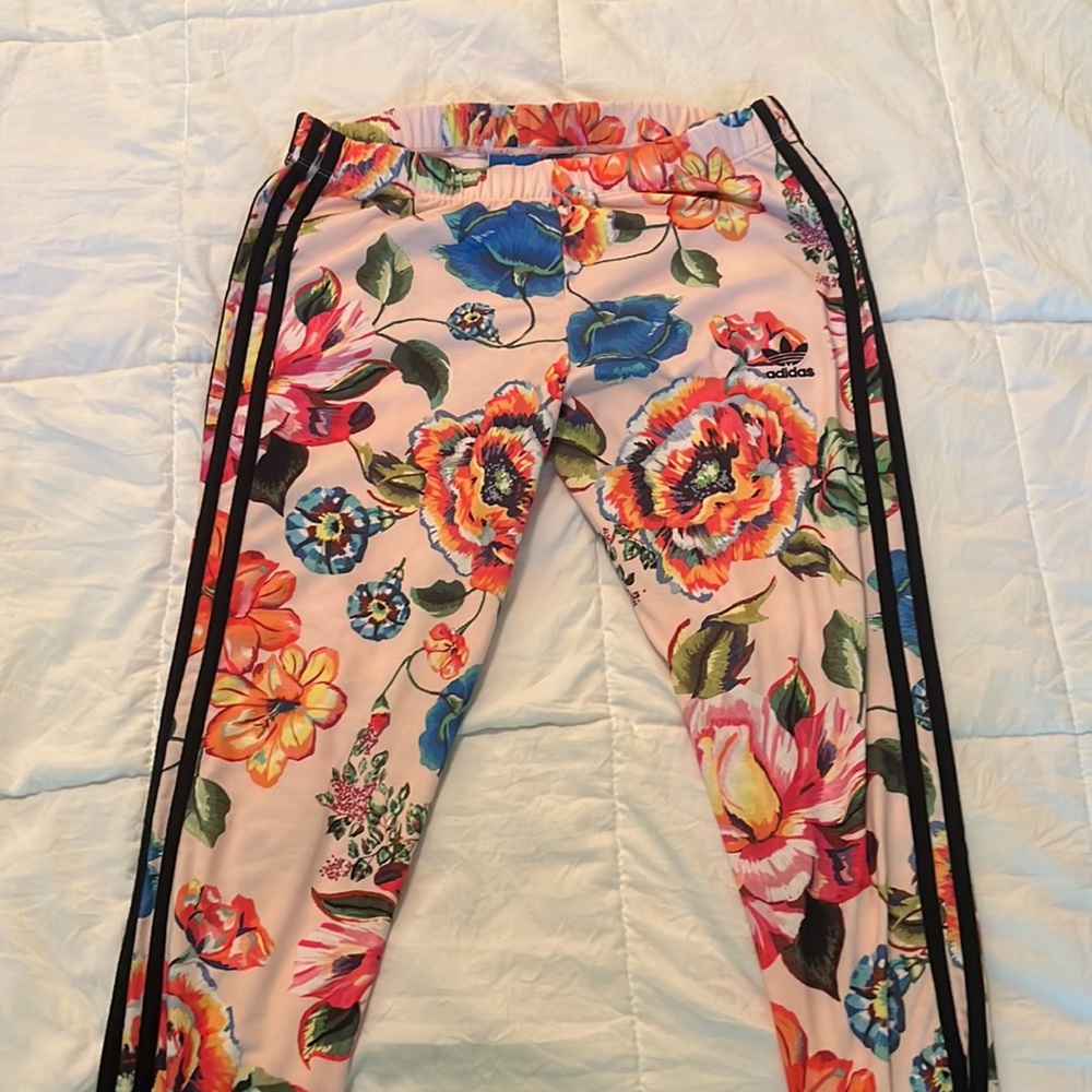 Adidas floral leggings